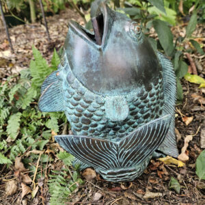Poisson fontaine en Bronze debout